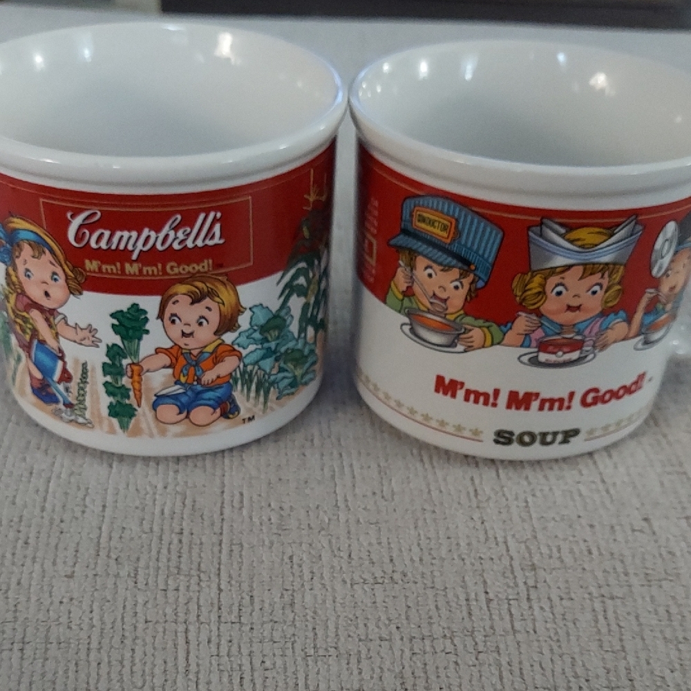 Vintage 1993 Campbell's Soup Mugs